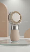 Nestora Precision Cleansing Brush, Primary angle is 3/4 front—captures product form and materiality like an intimate...