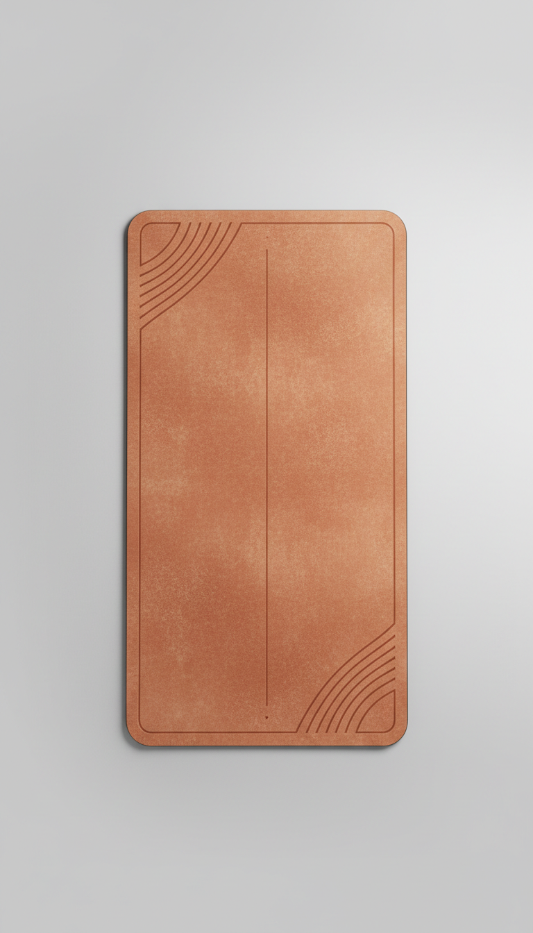 Showcase a premium yoga mat with refined materials and sleek design, centered on a neutral Light Gray backdrop. The mat is...