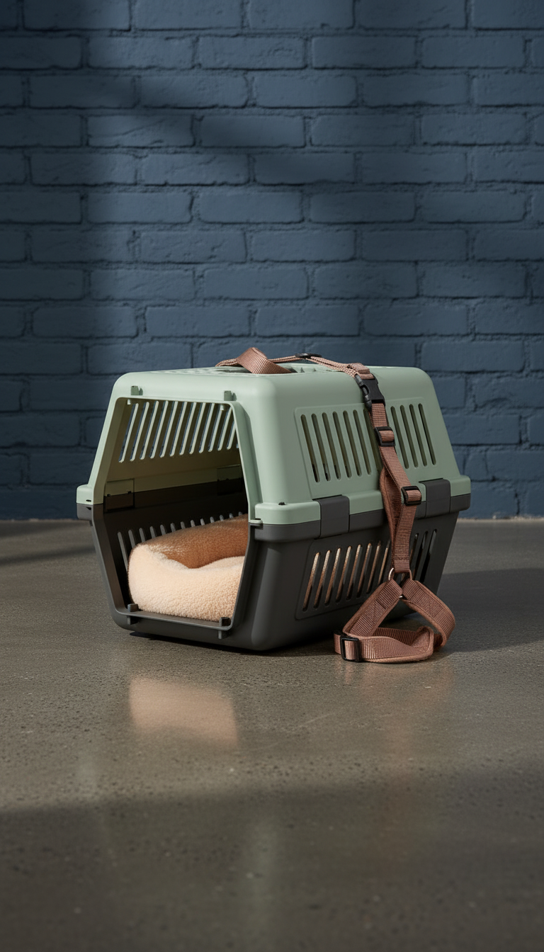 Pet Safety Carrier in a new setting